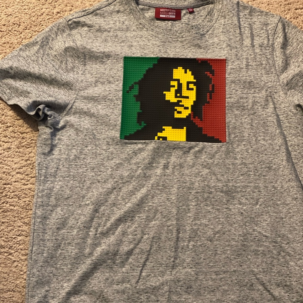 Mostly Heard Rarely Seen Bob Marley Mens T-Shirt